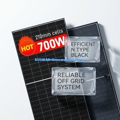 700W Μονοκρυσταλλικό Ηλιακό Πίνακα IP65 Ανθεκτική στις καιρικές συνθήκες ΦΩΤΟΜΟΔΟΛ 1722x1134x30mm