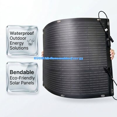 Ελαφρύ 100W ευέλικτο ηλιακό πάνελ ETFE για ταξίδια RV και εξωτερικές περιπέτειες