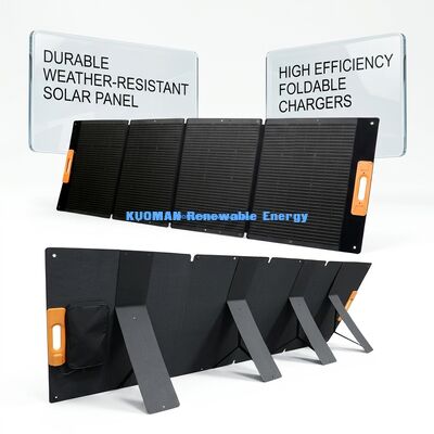 300W Αδιάβροχο Αναδιπλούμενο Ηλιακό Πάνελ Φορητός Ηλιακός Φορτιστής με Κυψέλες Βαθμού IBC