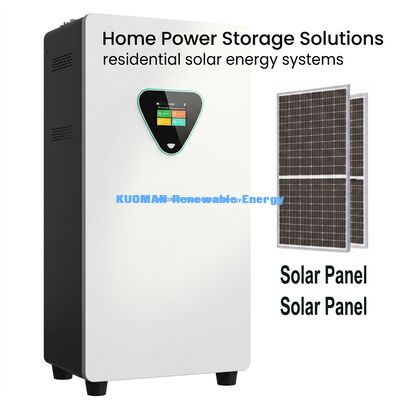 Σύστημα ηλιακής υβριδικής μπαταρίας LiFePO4 51.2V 300Ah με 6000 κύκλους για αποθήκευση ενέργειας εκτός δικτύου