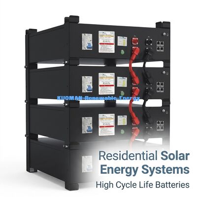 KM Νέα Ενέργεια 51.2V 100Ah LiFePO4 Ηλεκτρική μπαταρία αποθήκευσης ηλεκτρικής ενέργειας UL9540A UL1973 Πιστοποιημένη για ηλιακά συστήματα