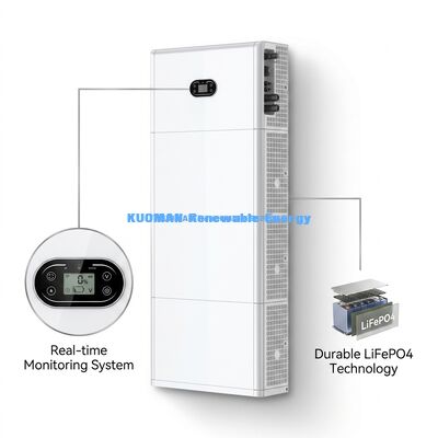 Περιβαλλοντικά φιλική μπαταρία LiFePO4 51.2V 400Ah για αποθήκευση ενέργειας στο σπίτι με 10ετή εγγύηση