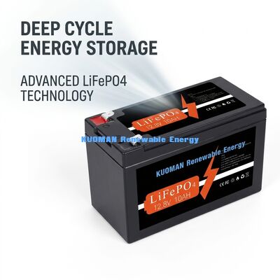 Μπαταρία λιθίου LiFePO4 12V 10Ah 128Wh Βαθύ Κύκλου για Αποθήκευση Ενέργειας και Εφαρμογές RV