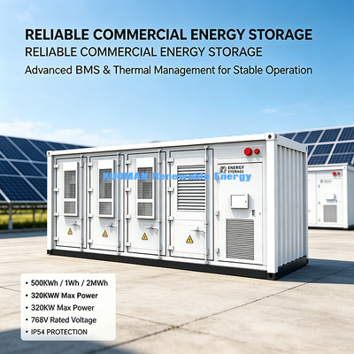 Εμπορευματοκιβώτιο ESS 500kWh/1MWh/2MWh | Μακρύς κύκλος αποθήκευσης ενέργειας λιθίου για ηλιακά έργα