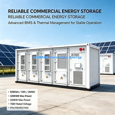 Εμπορευματοκιβώτιο ESS 500kWh/1MWh/2MWh | Μακρύς κύκλος αποθήκευσης ενέργειας λιθίου για ηλιακά έργα