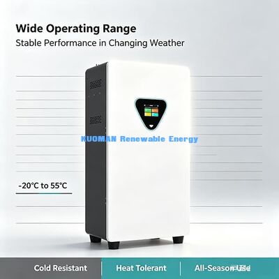 Intelligent Triangle Touch LCD Portable Energy Storage Battery Real-Time SOC Current Monitoring Home Solar Battery