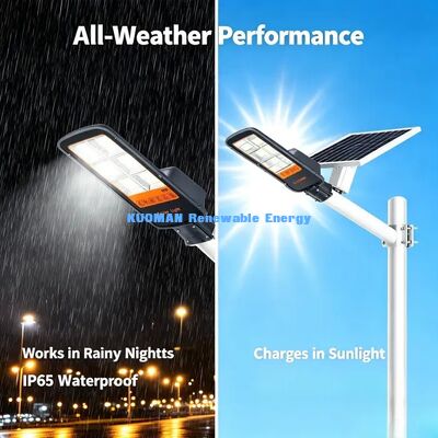 Ρυθμίσιμο μονό ηλιακό πάνελ LED Street Light 12 ώρες συνεχής χρόνος εργασίας