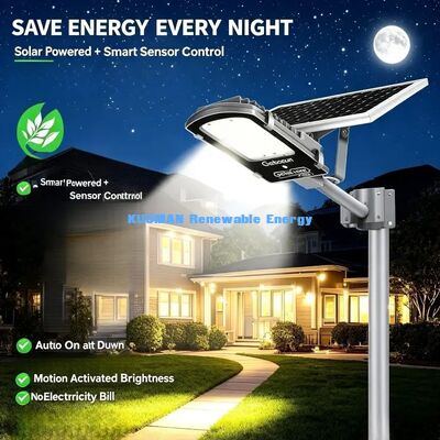 300-500 LED Ηλιακό Φωτιστικό Δρόμου Αδιάβροχο IP65 με Αισθητήρα Κίνησης για Εξωτερικό Χώρο/Δρόμο