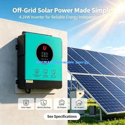 Ηλιακό μετατροπέα υβριδικής ισχύος 24V 4200W