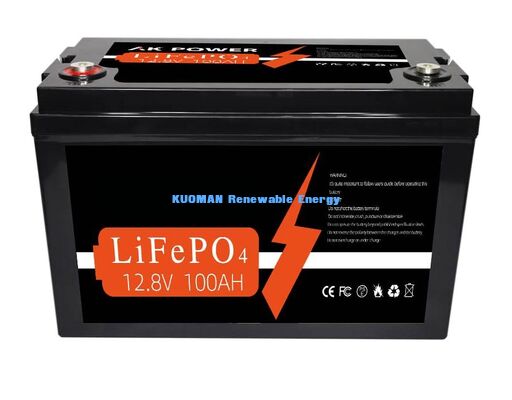 Μπαταρία Λιθίου 12V 100Ah 1280Wh Βαθύ Κύκλου με Διάρκεια Ζωής 8000 Κύκλων για Αποθήκευση Ενέργειας και Τροφοδοσία Ηλεκτρικού Καροτσιού Γκολφ