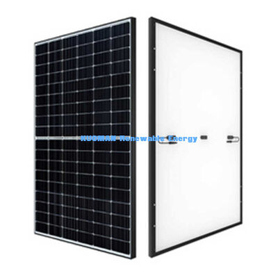 N τύπου μαύρο ηλιακό πάνελ 415W με 22% απόδοση και ανωτισμένο πλαίσιο αλουμινίου