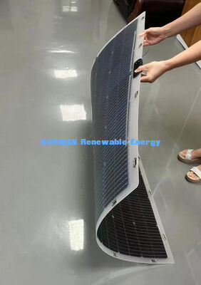 Ευέλικτο φωτοβολταϊκό πάνελ 200W διπλής όψης με δυνατότητα κάμψης 360 μοιρών, αδιάβροχο IP68 με ανθρακονήματα