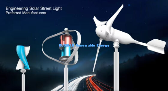 100W-200W Ηλιακό-Αιολικό Υβριδικό Φως Δρόμου με IP65 Αδιάβροχο και 12hrs*365days Χρόνος Εργασίας για Δρόμους εκτός Δικτύου