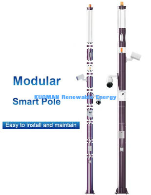 Έξυπνο Σύστημα Ελέγχου LED Επικεφαλής Εξωτερικό Φωτιστικό Στύλο Έξυπνα τηλεχειριζόμενα φώτα Στύλος