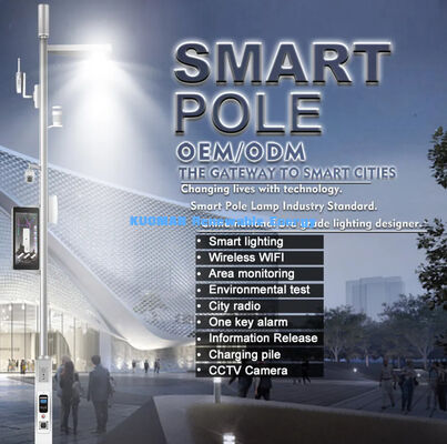 Στύλοι φωτισμού LED για έξυπνες πόλεις, για πεζοδρόμια και δρόμους, με κάμερα