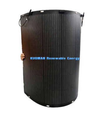 100W IP68 Αδιάβροχο 360° ευέλικτο ηλιακό πάνελ για στέγη και πλοία με πιστοποίηση FCC