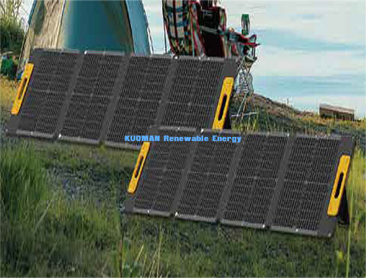 100W φορητό αναδιπλούμενο ηλιακό πάνελ IP68 αδιάβροχο, εύκαμπτο ηλιακό πάνελ για ταξίδια
