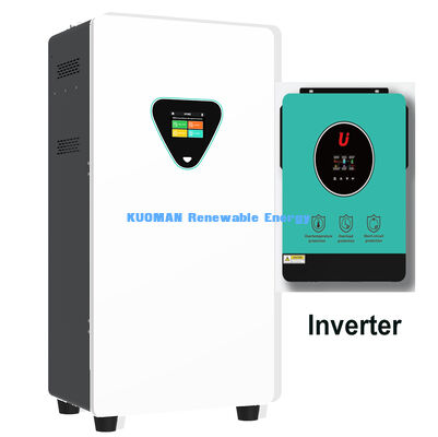 Σύστημα ηλιακής υβριδικής μπαταρίας LiFePO4 51.2V 300Ah με 6000 κύκλους για αποθήκευση ενέργειας εκτός δικτύου