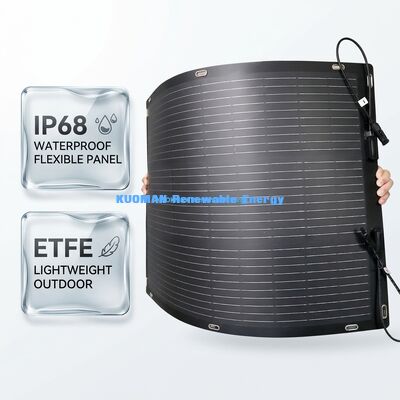 Ελαφρύ 100W ευέλικτο ηλιακό πάνελ ETFE για ταξίδια RV και εξωτερικές περιπέτειες