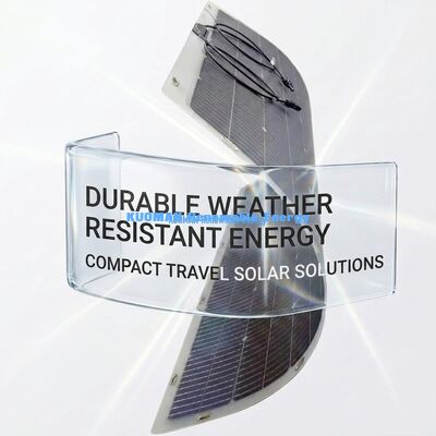 Ευέλικτο φωτοβολταϊκό πάνελ 200W διπλής όψης με δυνατότητα κάμψης 360 μοιρών, αδιάβροχο IP68 με ανθρακονήματα
