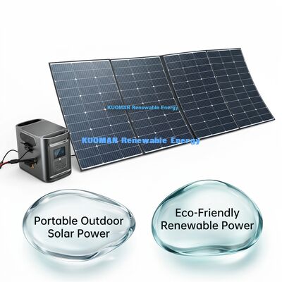 400W φορητό ηλιακό πάνελ αναδιπλούμενο IP68 Ανερόπλεκτο ηλιακό φορτιστή για υπαίθριο κάμπινγκ