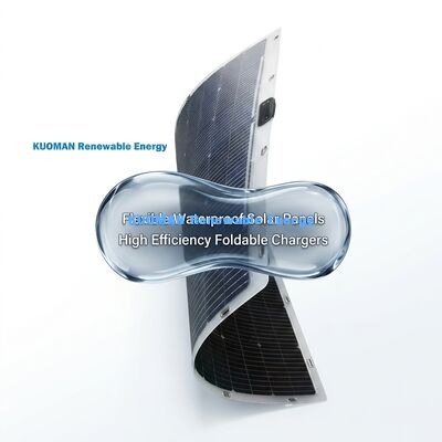 Ευέλικτο φωτοβολταϊκό πάνελ 200W διπλής όψης με δυνατότητα κάμψης 360 μοιρών, αδιάβροχο IP68 με ανθρακονήματα