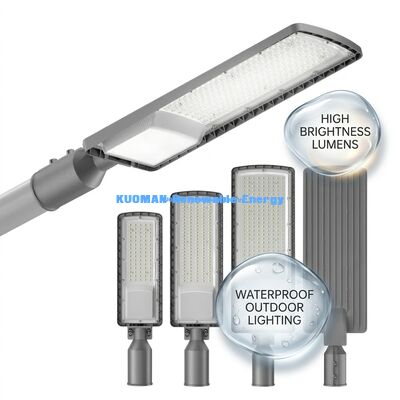 50W-200W Ηλιακό LED Street Light εξωτερικό IP66 Αδιάβροχο με 50000 ώρες Διαρκείας για χώρους στάθμευσης και αυτοκινητόδρομους