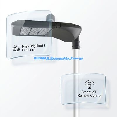 Φως δρόμου LED Smart Garden με ανθεκτικό στο νερό IP66, έξυπνο έλεγχο LoRaWAN και διάρκεια ζωής 100000 ωρών για εξωτερικό ηλιακό φωτισμό