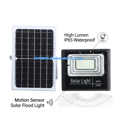 120Lm/W High Lumen Solar Flood Light με IP65 Waterproof και 50W-300W έξοδο για εξωτερικό πάρκινγκ