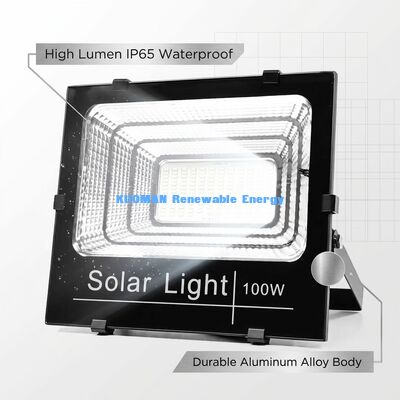 120Lm/W High Lumen Solar Flood Light με IP65 Waterproof και 50W-300W έξοδο για εξωτερικό πάρκινγκ