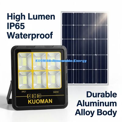 IP65 Αδιάβροχο 200W-400W Ηλιακό φως πλημμύρας με 15000LM High Lumen LED Ηλιακό φως του κήπου