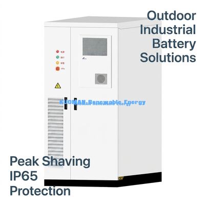 107.52KWh χωρητικότητα Εμπορική μπαταρία ESS με τεχνολογία LiFePO4 και κλιμακούμενο σύστημα αποθήκευσης βιομηχανικής ενέργειας