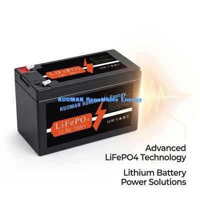 Μπαταρία λιθίου LiFePO4 12V 10Ah 128Wh Βαθύ Κύκλου για Αποθήκευση Ενέργειας και Εφαρμογές RV