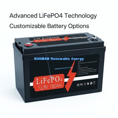 Μπαταρία Λιθίου 12V 100Ah 1280Wh Βαθύ Κύκλου με Διάρκεια Ζωής 8000 Κύκλων για Αποθήκευση Ενέργειας και Τροφοδοσία Ηλεκτρικού Καροτσιού Γκολφ