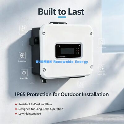 High Efficiency MPPT Grid Tied Solar Inverter Overload & Short Circuit Protection