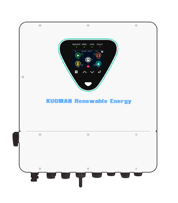 6KW 2 MPPT Ηλιακός υβριδικός μετατροπέας ρεύματος μετασχηματιστής Wi-Fi Απομακρυσμένη παρακολούθηση