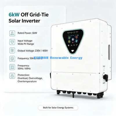Όλα σε ένα 6KW Ηλιακός υβριδικός μετατροπέας φορτιστή Off Grid Εφεδρική ενέργεια