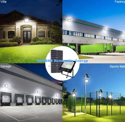 ABS Waterproof Solar LED Flood Light Anti-Corrosion Farm Pathway Light