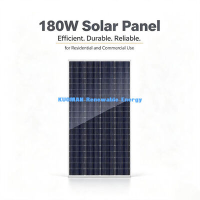 Ηλιακό Πάνελ Στέγης 200W-210W Υψηλής Απόδοσης, Μονοκρυσταλλική Φωτοβολταϊκή Μονάδα Μετατροπής 19.01%-19.96%
