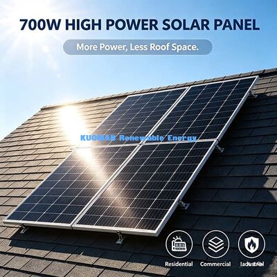 Αντι-Πιθανή-Προκληθείσα-Υποβάθμιση 700W Ηλιακό Πάνελ, Πολυετής Σταθερή Απόδοση Ισχύος