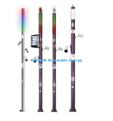 Modular Smart Pole με φωτισμό LED, κάμερα, WiFi και κλήση έκτακτης ανάγκης